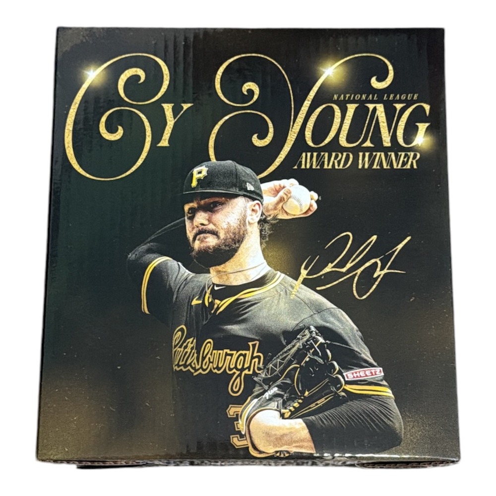 Paul Skenes Pittsburgh Pirates Cy Young Award Bobblehead NL Rookie of the Year